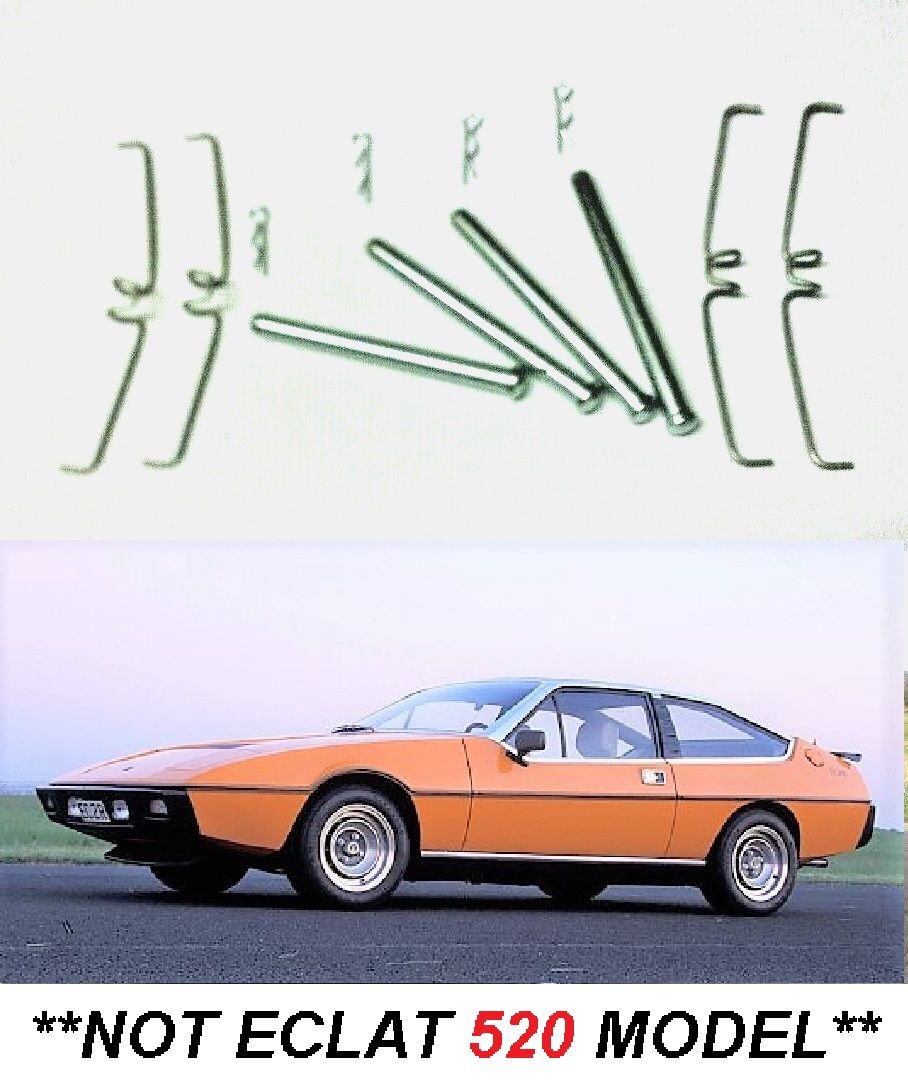 FRONT BRAKE PAD FITTING KIT - PINS & SPRINGS (Lotus Elite & Eclat) (**Not Eclat 520 Model**) (1974- 82)  